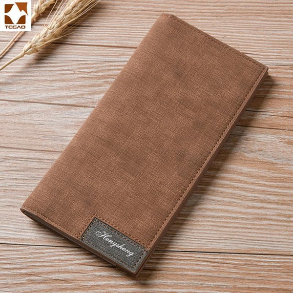 men's wallet Slim for vintage leather wallets Thin male porte feuille billetera hombre 2019 mens wallet money carteira masculina