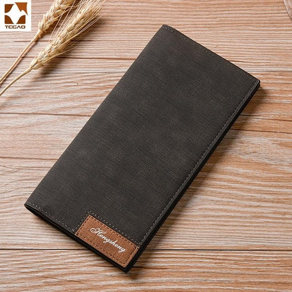 men's wallet Slim for vintage leather wallets Thin male porte feuille billetera hombre 2019 mens wallet money carteira masculina