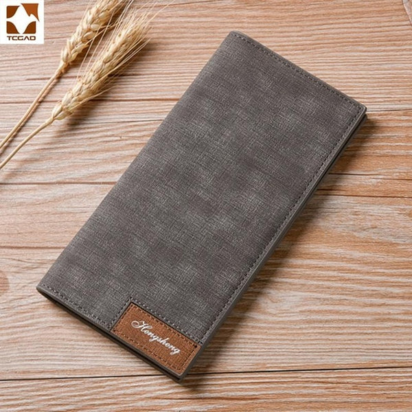 men's wallet Slim for vintage leather wallets Thin male porte feuille billetera hombre 2019 mens wallet money carteira masculina