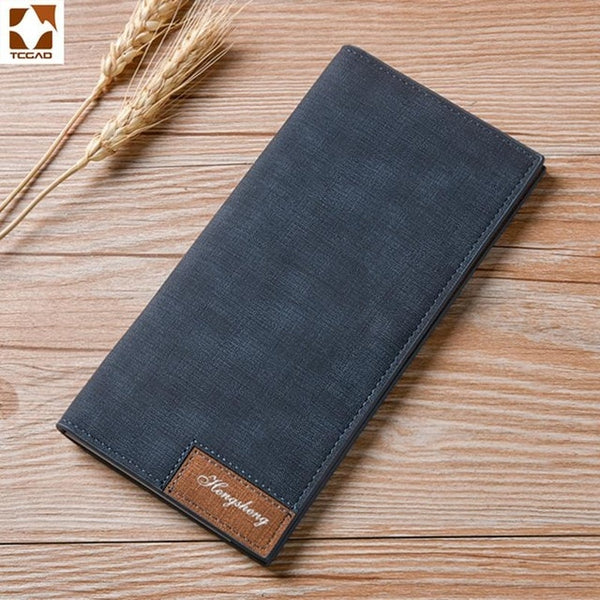 men's wallet Slim for vintage leather wallets Thin male porte feuille billetera hombre 2019 mens wallet money carteira masculina