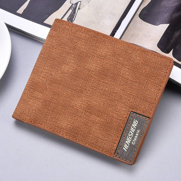 men's wallet Slim for vintage leather wallets Thin male porte feuille billetera hombre 2019 mens wallet money carteira masculina