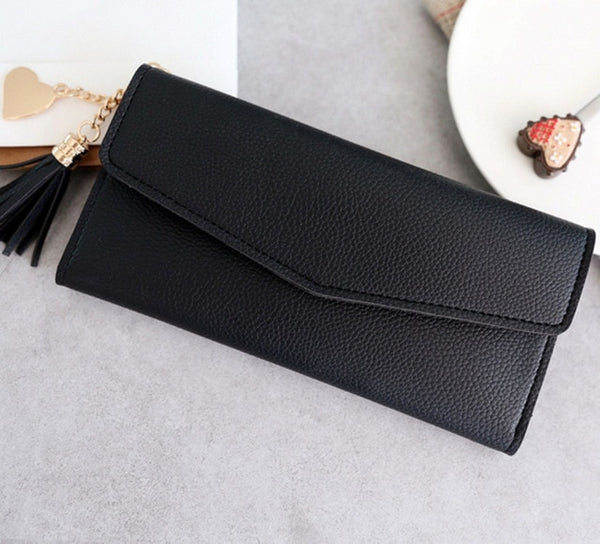 Women Wallets Phone Clutch Bag Purses Long Wallets For Girl Ladies Money Coin Pocket Card Holder Tassel  Wallets 2019 New