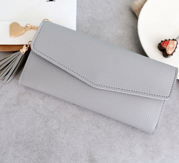 Women Wallets Phone Clutch Bag Purses Long Wallets For Girl Ladies Money Coin Pocket Card Holder Tassel  Wallets 2019 New