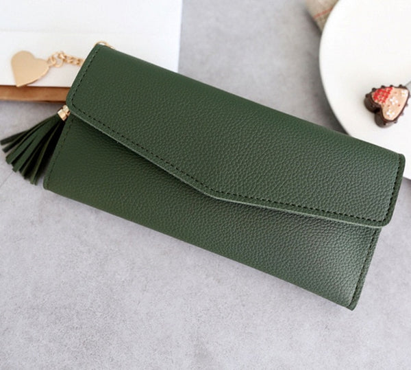 Women Wallets Phone Clutch Bag Purses Long Wallets For Girl Ladies Money Coin Pocket Card Holder Tassel  Wallets 2019 New