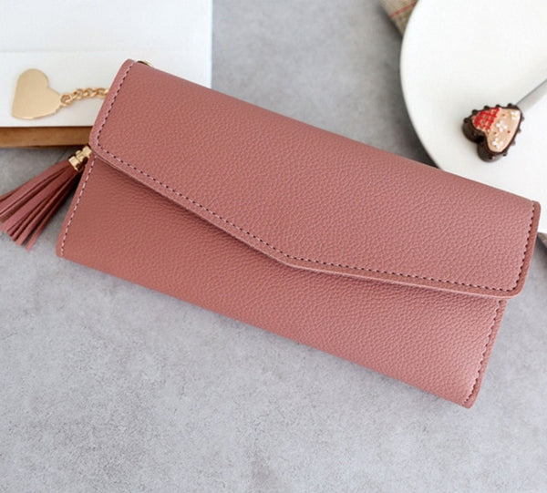 Women Wallets Phone Clutch Bag Purses Long Wallets For Girl Ladies Money Coin Pocket Card Holder Tassel  Wallets 2019 New