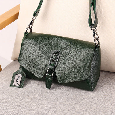 Women's Shoulder Bags High Quality 100% genuine Leather Handbags Tote All-match Crossbody Top-handle Bags Shell Messenger Bag