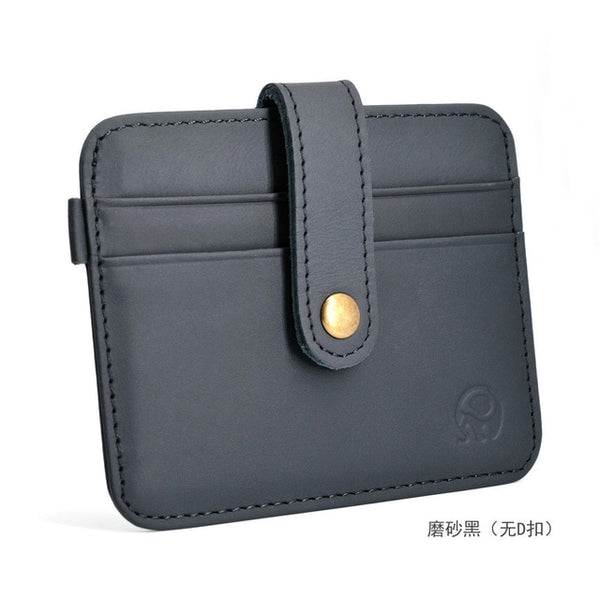 Mini wallets hasp small purse 100% real leather wallet men purses male clutch women crazy horse leather vintage style Thin