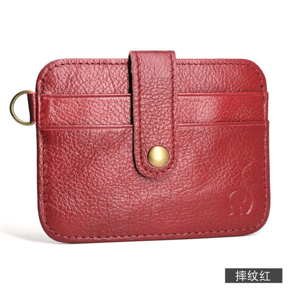 Mini wallets hasp small purse 100% real leather wallet men purses male clutch women crazy horse leather vintage style Thin