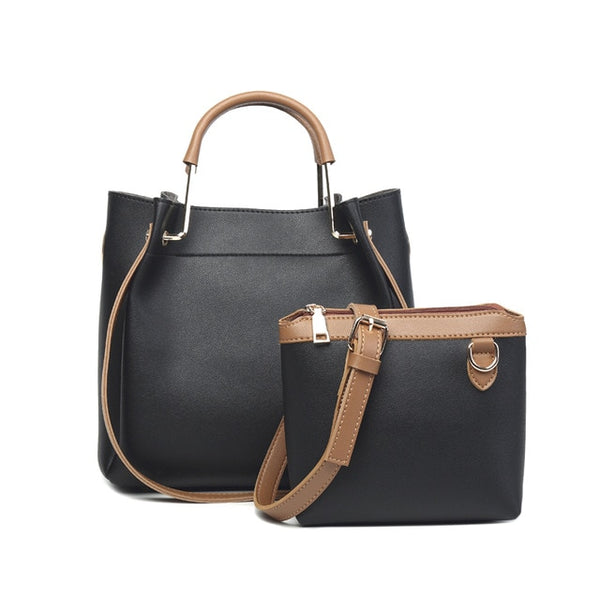 Bucket bag handbag fashion simple large capacity  commuter bagBig bag casual shoulder bagOblique cross female pack Brand Designe