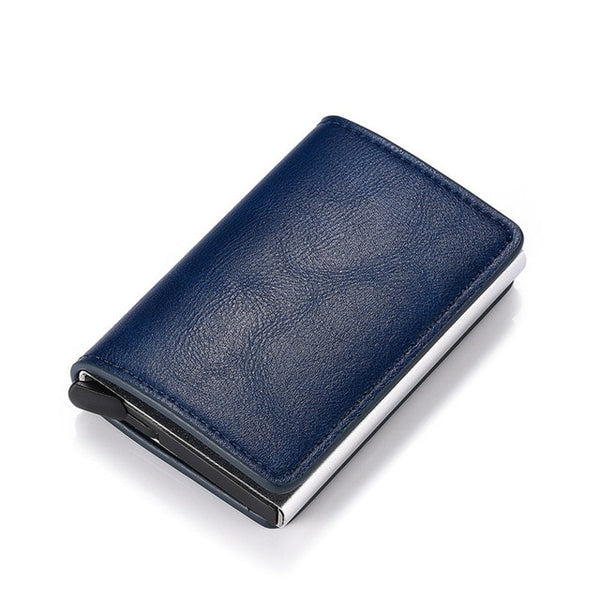 2020 Dropshipping Man Women Smart Wallet Business Card Holder Hasp Rfid Wallet Aluminum Metal Credit Business Mini Card Wallet