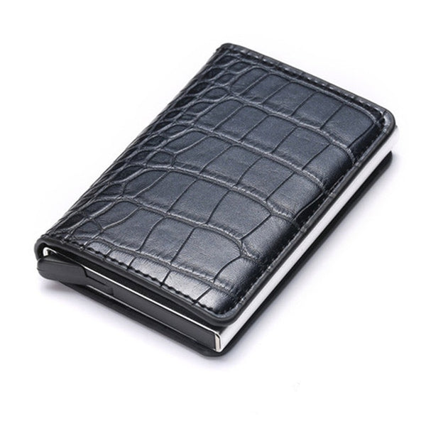 2020 Dropshipping Man Women Smart Wallet Business Card Holder Hasp Rfid Wallet Aluminum Metal Credit Business Mini Card Wallet
