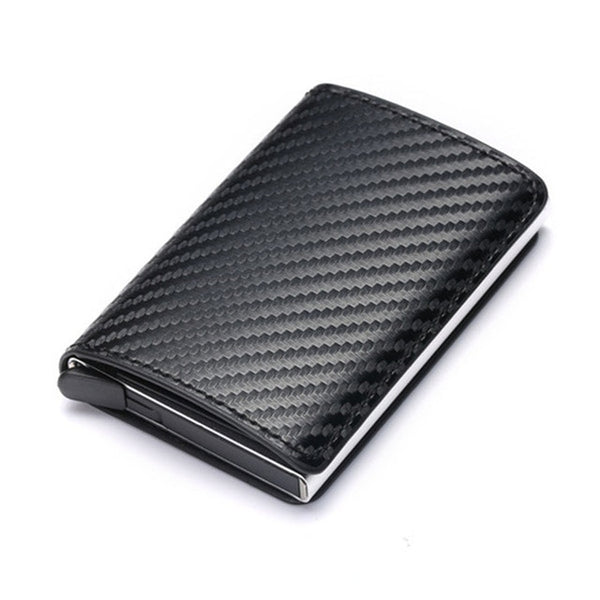 2020 Dropshipping Man Women Smart Wallet Business Card Holder Hasp Rfid Wallet Aluminum Metal Credit Business Mini Card Wallet
