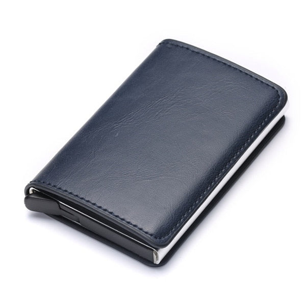 2020 Dropshipping Man Women Smart Wallet Business Card Holder Hasp Rfid Wallet Aluminum Metal Credit Business Mini Card Wallet