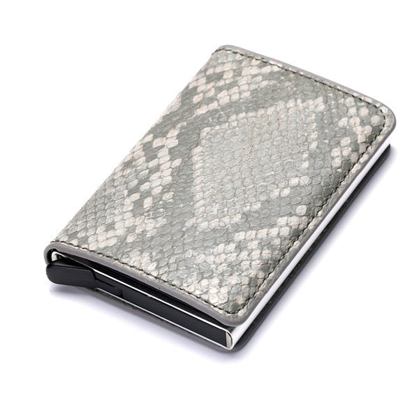 2020 Dropshipping Man Women Smart Wallet Business Card Holder Hasp Rfid Wallet Aluminum Metal Credit Business Mini Card Wallet