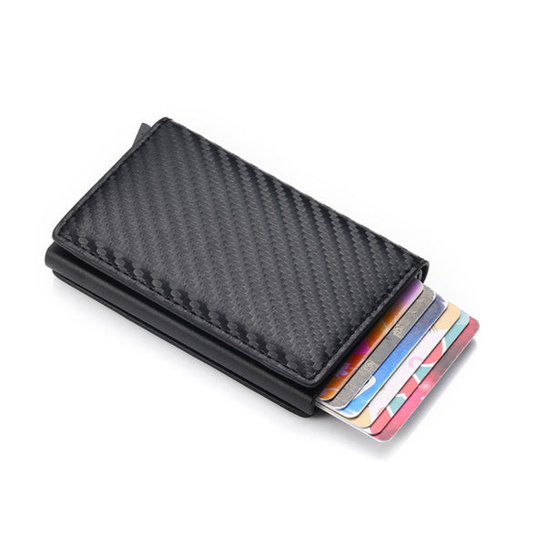 2020 Dropshipping Man Women Smart Wallet Business Card Holder Hasp Rfid Wallet Aluminum Metal Credit Business Mini Card Wallet