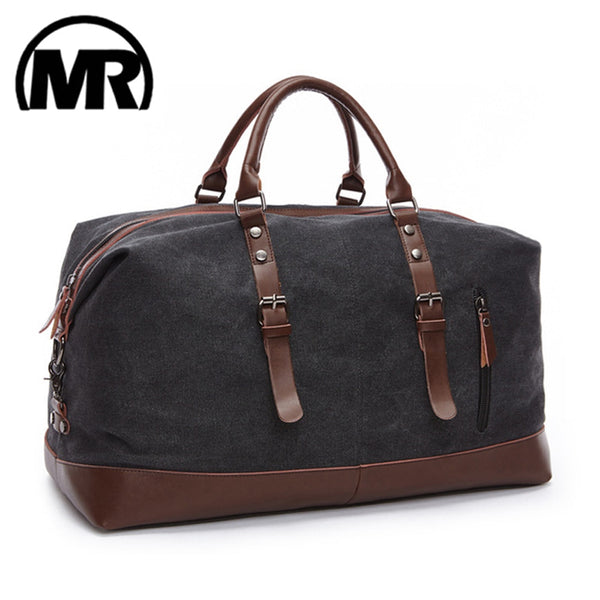 MARKROYAL Canvas Leather Men Travel Bags Carry on Luggage Bag Men Duffel Bags Handbag Travel Tote Large Weekend Bag Dropshipping