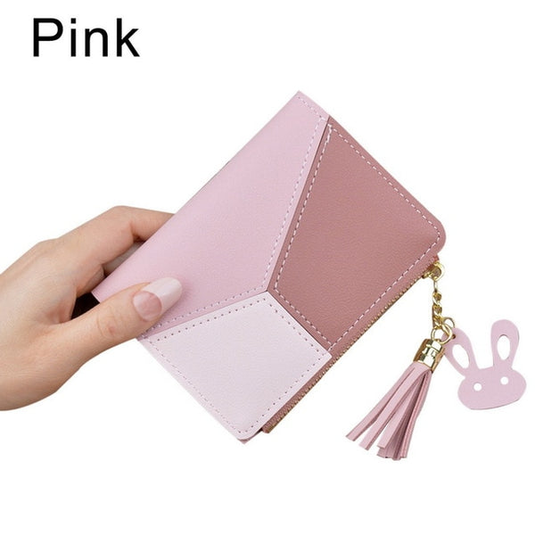Dihope Fashion Women Wallets Small Leather Purse Women Ladies Card Bag For Women 2019  Female Purse Money Clip Wallet