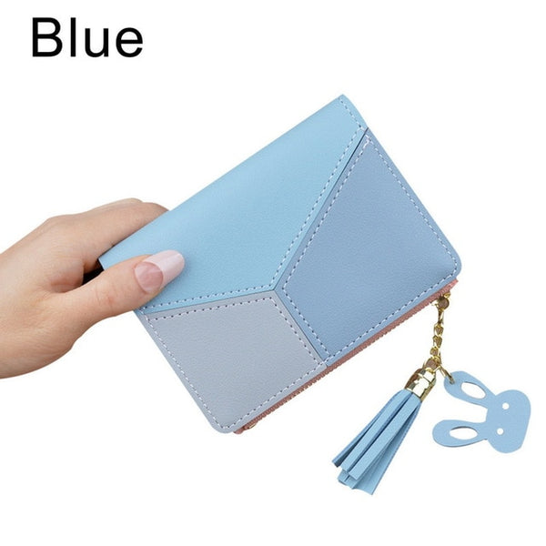 Dihope Fashion Women Wallets Small Leather Purse Women Ladies Card Bag For Women 2019  Female Purse Money Clip Wallet