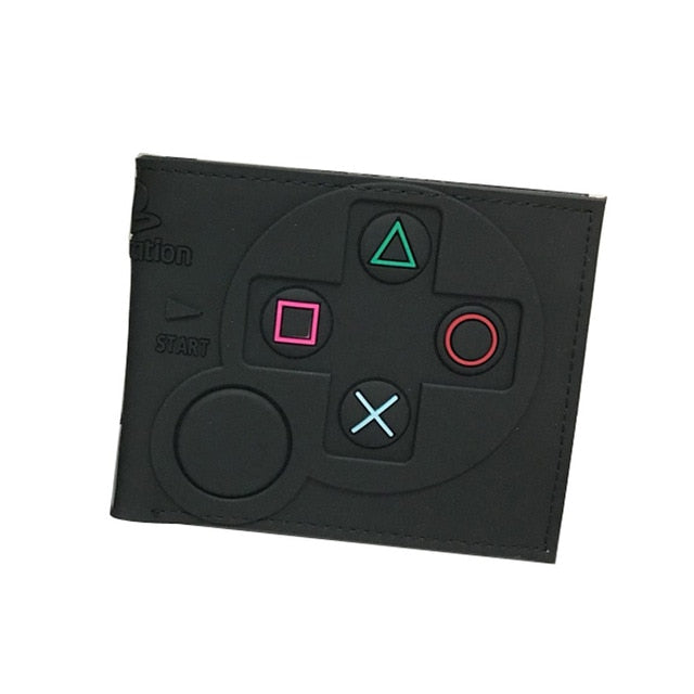 Hot 3D Designs Games Purse Anime Cartoon Playstation PVC Wallets for Students Boy Girl Money Coin Holder Short Wallet