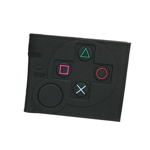 Hot 3D Designs Games Purse Anime Cartoon Playstation PVC Wallets for Students Boy Girl Money Coin Holder Short Wallet