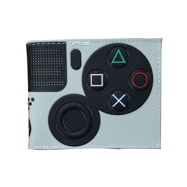 Hot 3D Designs Games Purse Anime Cartoon Playstation PVC Wallets for Students Boy Girl Money Coin Holder Short Wallet