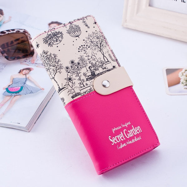 BOTUSI Women Wallets Ladies Card Purse Clutch Female Carteras Mujer Monederos Women's Bag Feminina Clutch Wallet Long Purses