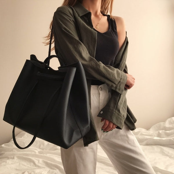 Fashion PU Leather Woman Shoulder Bags Brand Handbags Women Bucket Bags Designer Messenger Bag High Quality Women Mujer Bolsas