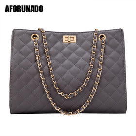 Luxury Handbags Women Bags Designer Leather Chain Large Shoulder Bags Tote Hand Bag Fashion Crossbody Bags For Women 2019 White