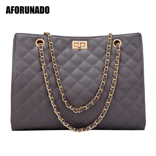Luxury Handbags Women Bags Designer Leather Chain Large Shoulder Bags Tote Hand Bag Fashion Crossbody Bags For Women 2019 White