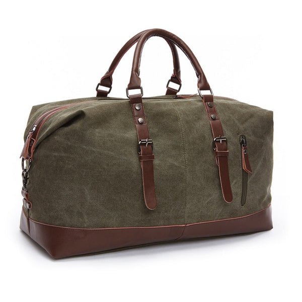 MARKROYAL Canvas Leather Men Travel Bags Carry on Luggage Bag Men Duffel Bags Handbag Travel Tote Large Weekend Bag Dropshipping